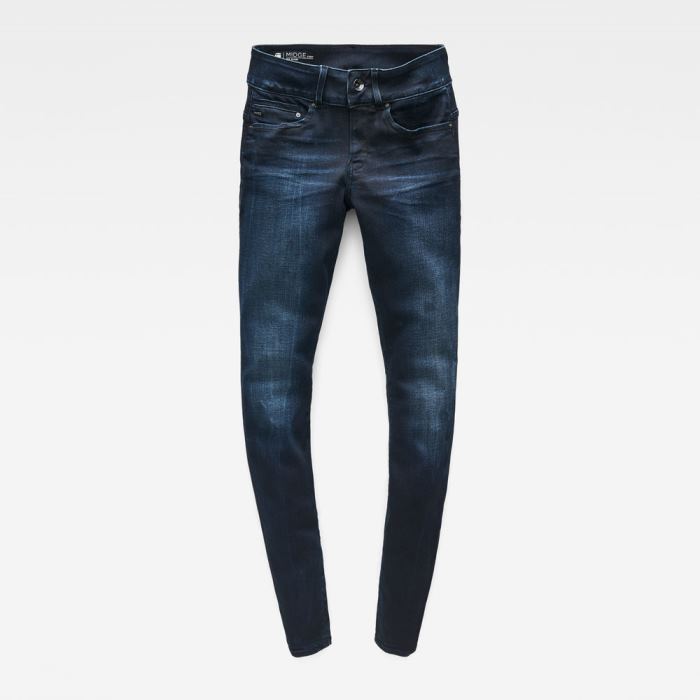 G-Star Raw Jeans - G-Star Midge Cody Mid Skinny jeans Farmer Nadrág Kék Magyarország | ZSF55YM